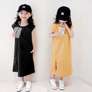 【2022夏新作】子供服 スカート ボトムス 女の子 2色  90-150cm 可愛い 韓国風子供服 キッズワンピース