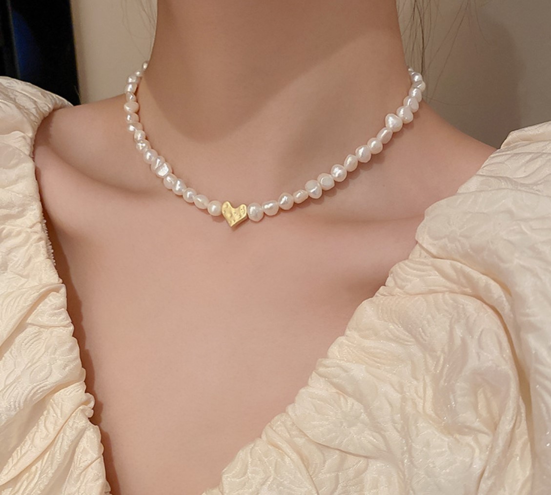 淡水パールハートネックレス | 卸売・ 問屋・仕入れの専門サイト【NETSEA】