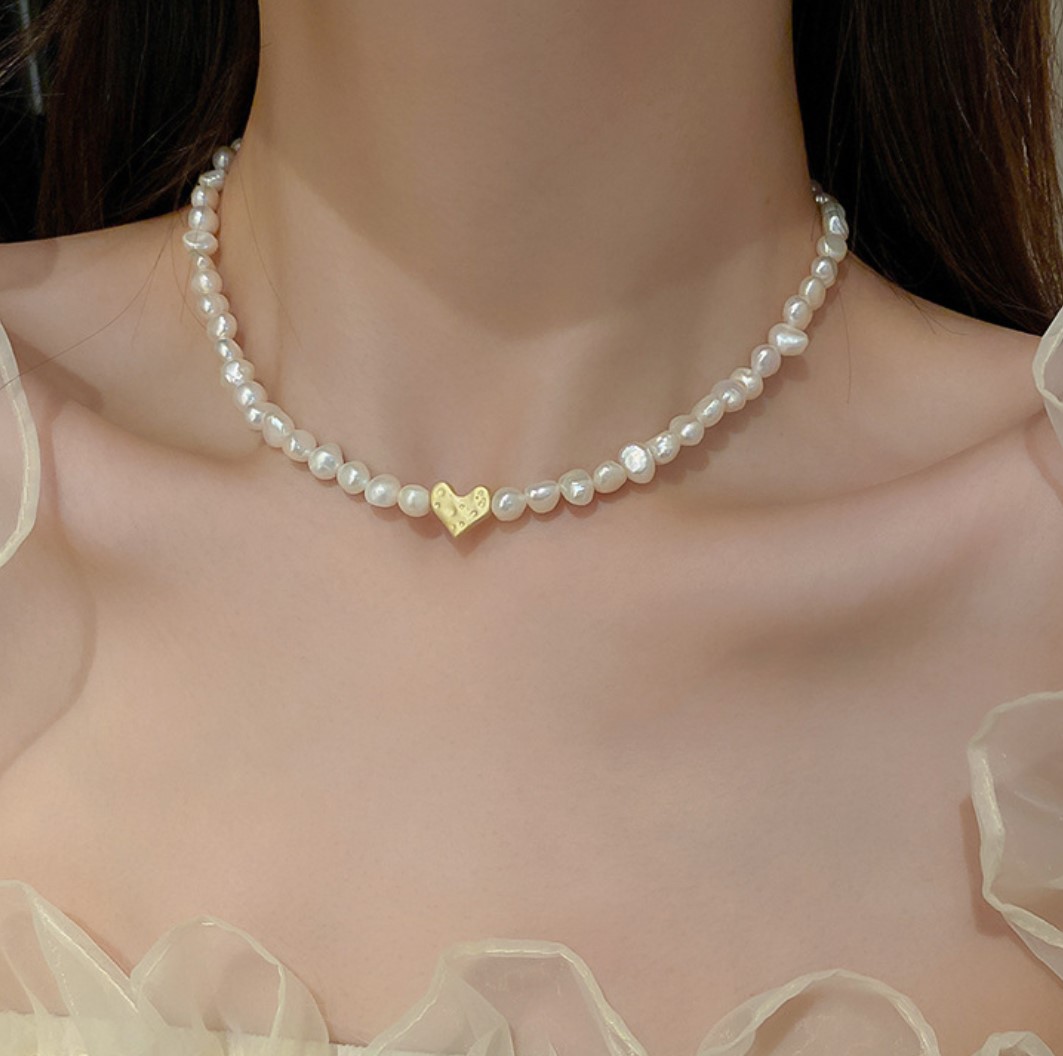 最終値下げ handmade ラリマー 淡水パール ハート ネックレス ① 淡水パールハートネックレス | 卸売・ 問屋・仕入れの専門サイト