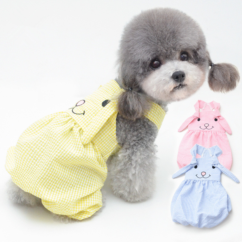 【春夏新作】小型犬服 犬服 猫服 超可愛いペット服 犬用 ペット用品 ネコ雑貨 帽子なし