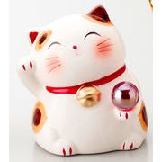 【ご紹介します！安心の日本製！人気のクラフトマンハウスの貯金猫】宝玉猫貯金箱2027W