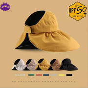 UVカット サンバイザー 帽子 ハット 小顔効果 日よけ帽子 紫外線対策 つば広 日焼け防止