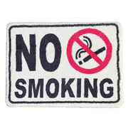 FLOOR SIGN MAT【NO SMOKING】 玄関マット フロアマット