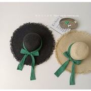 韓国子供用 帽子 ファッション お出かけ 麦わら帽  UVカット キャップ