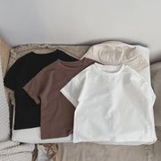 2022新作 大人気 子供服 可愛い  ベビー服  3色トップス  半袖  Tシャツ  韓国風キッズワンピース