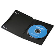 サンワサプライ DVDトールケース(1枚収納・10枚セット・ブラック) DVD-TN1-1