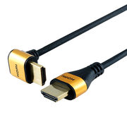 ホーリック HDMIケーブル L型90度 3m ゴールド HL30-567GD
