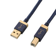【5個セット】エレコム AVケーブル/音楽伝送/A-Bケーブル/USB2.0/2.0m D