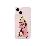168cm ハイブリッドクリアケース for iPhone 13 mini Pink Ol