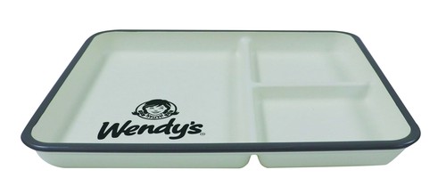 WENDY'S ウェンディーズ　スクエアワンプレート　クリーミーホワイト　日本製