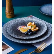 おすすめ商品  2022年新作 朝食 ギャザリング ステーキ皿 大皿 家庭用 創作 洋皿 食器  プレート ボウル