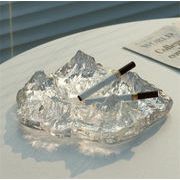 断言される 灰皿 氷山 自宅 トレンド 装飾 ガラス 上品映え リビングルーム オフィス クリエイティブ