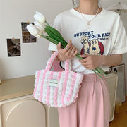 トートバッグ　エコバッグ　収納バッグ　ポップコーン　デザイン　春夏　韓国ファッション