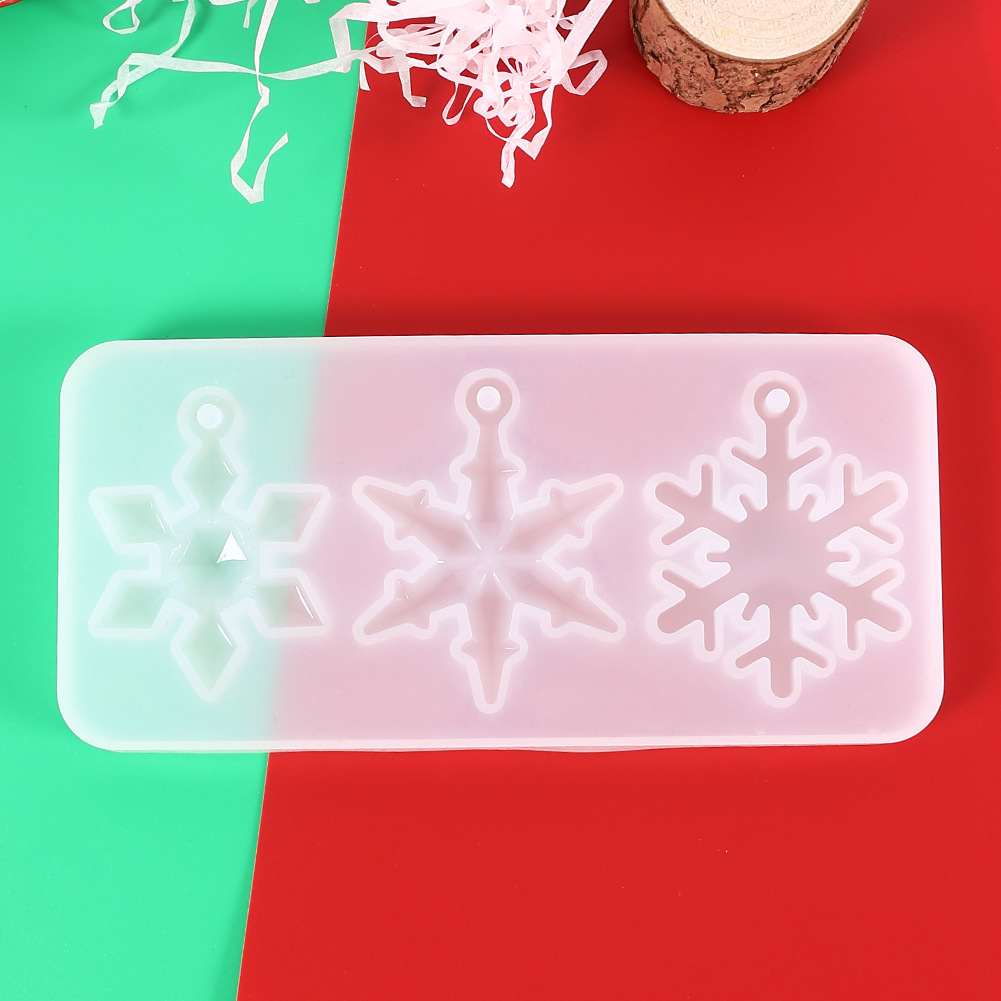激安 素材 アロマキャンドル モールド 手作り石鹸サンタXmasアクセパーツ クリスマス雪の華