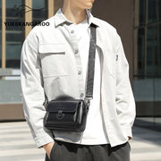 メンズ ショルダーバッグ 本革 mini メンズ 斜めがけバッグ 肩掛け メンズバッグ 携帯バッグ