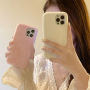 秋冬新入荷 スマホケース★ iPhone14ケース 可愛い 韓国風 iPhoneケース 柔らかい温かい ファッション