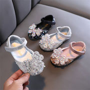 【子供靴】可愛いデザイン リボン付き シューズ 女の子 靴 キッズ フォーマル パンプス ベービ靴