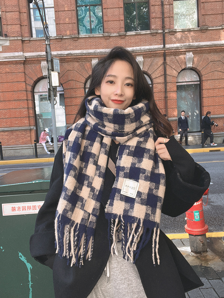 2022秋冬新作  女子用  マフラー    スカーフ    韓国ファッション   保温  4色