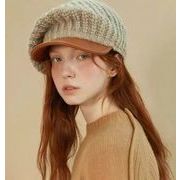 2022 人気 韓国 レディース ベレー帽  帽子  ハット女の子  無地  ニット帽 ファッション 可愛い 2色