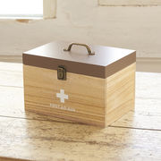 【Wooden Collectipon】木製救急箱　天然木