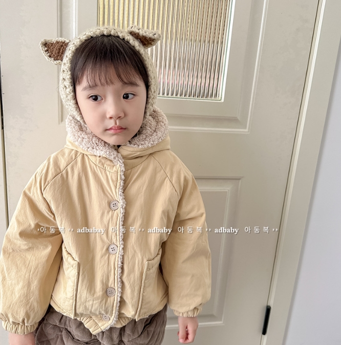 2022秋冬新作 韓国子供服  コート かわいい 冬着  綿入り  コート レジャー   上着  2色 80-130cm
