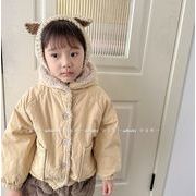 2022秋冬新作 韓国子供服  コート かわいい 冬着  綿入り  コート レジャー   上着  2色 80-130cm