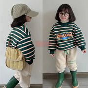 韓国子供服  おしゃれ  子供 ニット キッズ セーター  防寒トップス 長袖   厚手 ニットセーター 90-140