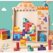 木のおもちゃ 脳トレ テ  積み木  キッズ  木製 おもちゃ  子供    男女兼用  知育玩具  型はめパズル