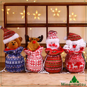 Christmas限定 熊 クリスマスバッグ りんごバッグ ギフトバッグ 雪だるま クリスマス用品