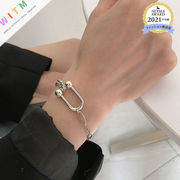 個性的　ブレスレット 韓国風 ファッション 設計感 S925コーティング 腕飾り レトロ風 個性
