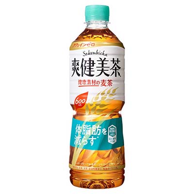 特価☆●コカ・コーラ 爽健美茶 健康素材の麦茶 600ml PET×24本 (1ケース) 46636