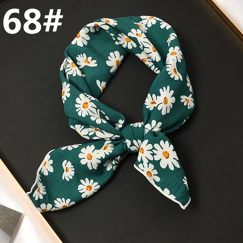 スカーフ 55*55cm シルク風 正方形 バンダナ ネッカチーフ 巻き スカーフ 55*55cm シルク風 正方形 バンダナ ネッカチーフ 巻き
