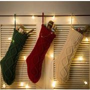 クリスマス靴下 クリスマス プレゼント袋  ギフトバッグ クリスマスツリー飾り 壁掛け 玄関飾り