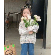 韓国風子供服 秋冬人気 子供服   ニット セーター  女の子 長袖 キッズ服  トップス ファッション
