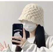 秋冬人気 バケットハット ハット小顔効果  レディース  ニット帽 キャップ 韓国ファッション4色