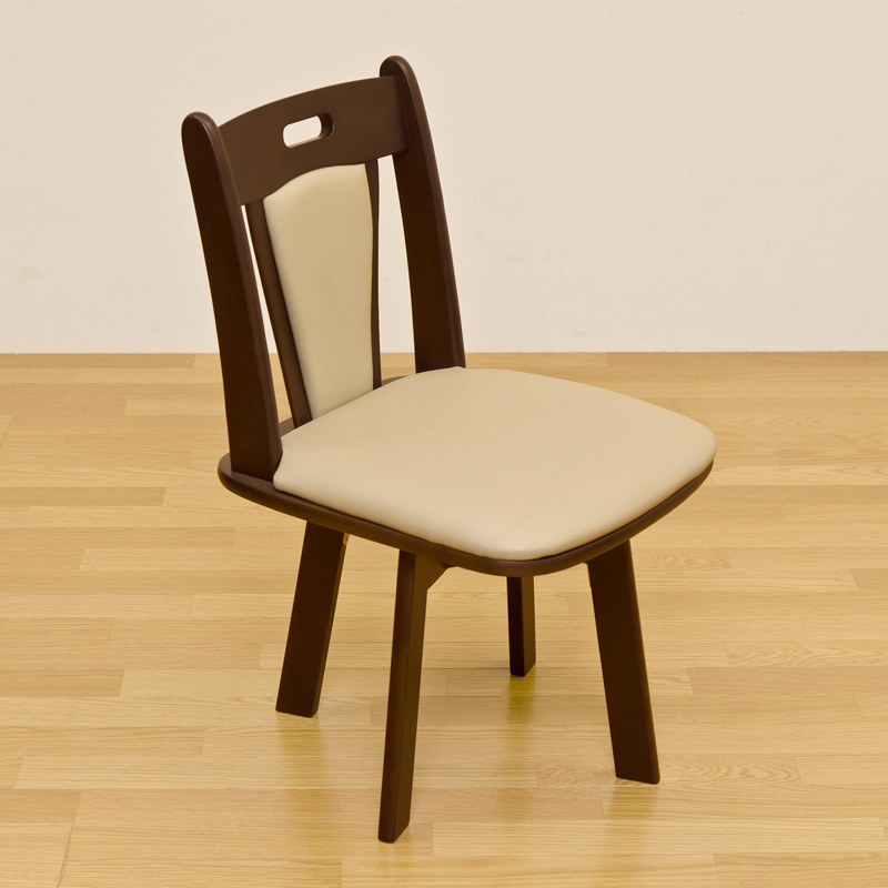 KELLY 回転式チェア 2脚入り ライトブラウン KELLY 回転式チェア 2脚入り