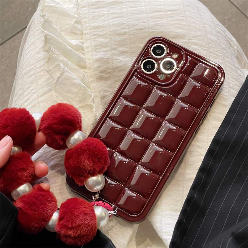 iPhone14plus用ケース　リング付き　マットクリア　シリコン　赤 iPhone14plus用ケース リング付き マットクリア シリコン 赤