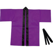 ARTEC カラー不織布ハッピ 子供用 S 紫 ATC1501