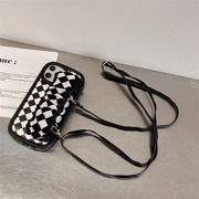 新作 スマホケース★高級感  高品質 iPhone14ケース  カード収納 スマホショルダー付き ストラップ付き