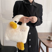 トートバッグ　ハンドバッグ　もこもこ　ファーバッグ　ショルダーバッグ　秋冬　ふわふわ