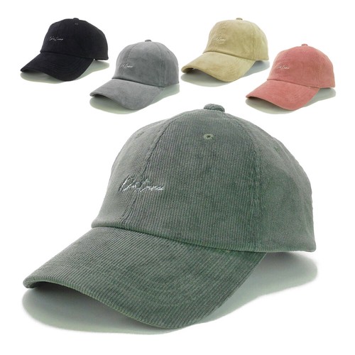 SHF－distance刺繍コーデュロイローキャップ　ヤング帽子