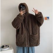 2022 秋冬新作   メンズラムズウールジャケット   韓国風ファッションコート，綿の服★M-2X