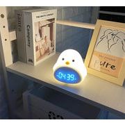 安いし可愛い大人気商品 小さな夜のランプ 子供時計 ベッドルーム 鳥 USB給電 学生 ミュート