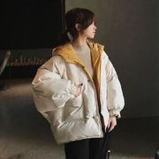 冬の女性の綿を詰めた服冬のコートはカジュアルなルーズファッション韓国を厚くしました