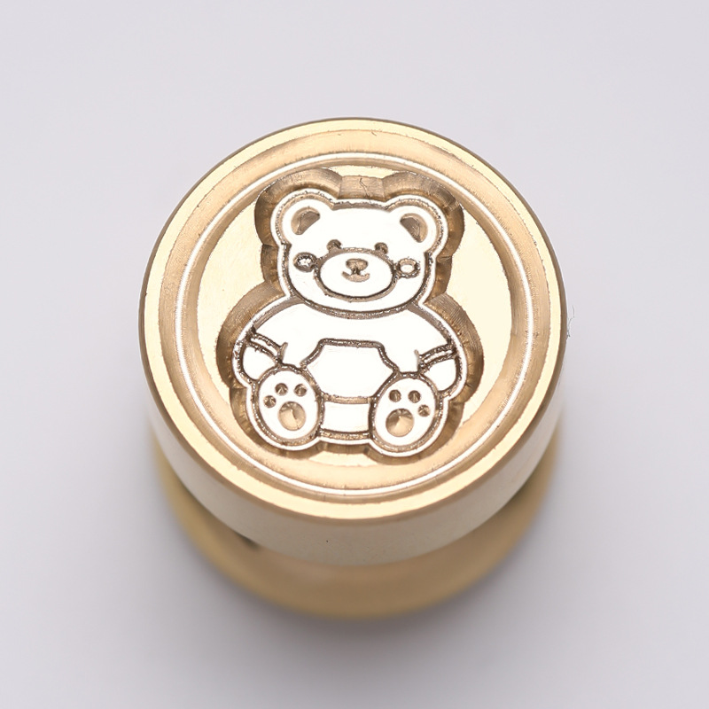テディベアの顔 シーリングスタンプヘッド おもろかっ