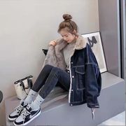 秋冬新作   デニムジャケット    韓国風  コート ファッション保温  コート ★裏毛付きS- XL