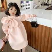 キッズ服 韓国ファッション ニット ワンピース 2022秋冬新作  セーター 韓国風子供服