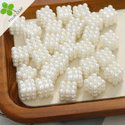 正方形 真珠 アクセサリーパーツ スマホケース美容 デコパーツ ハンドメイド 可愛い