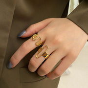 レディース       開口指輪   アクセサリー  復古ファッション    个性リング    欧米風