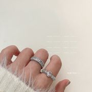 指輪　リング　アクセサリー　韓国ファッション　金属　デザイン　ストーン